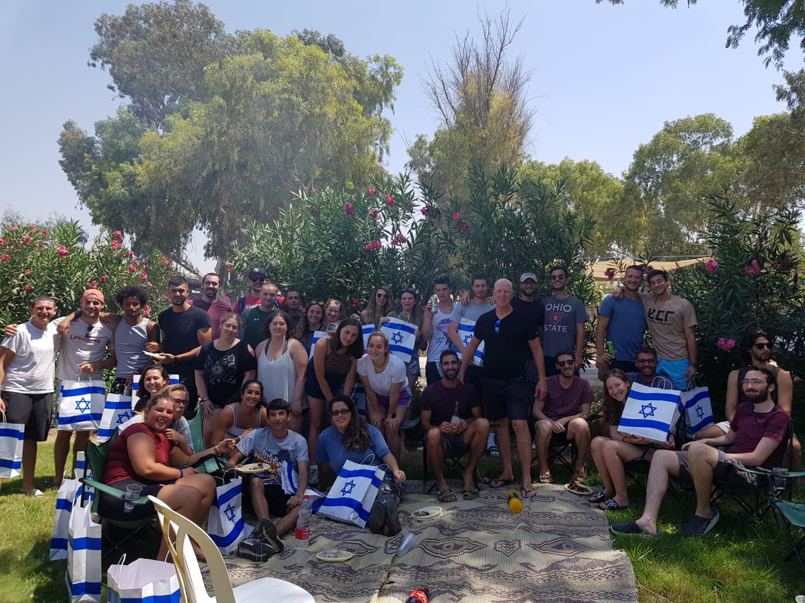A lone soldiers' gathering at Ron's home
